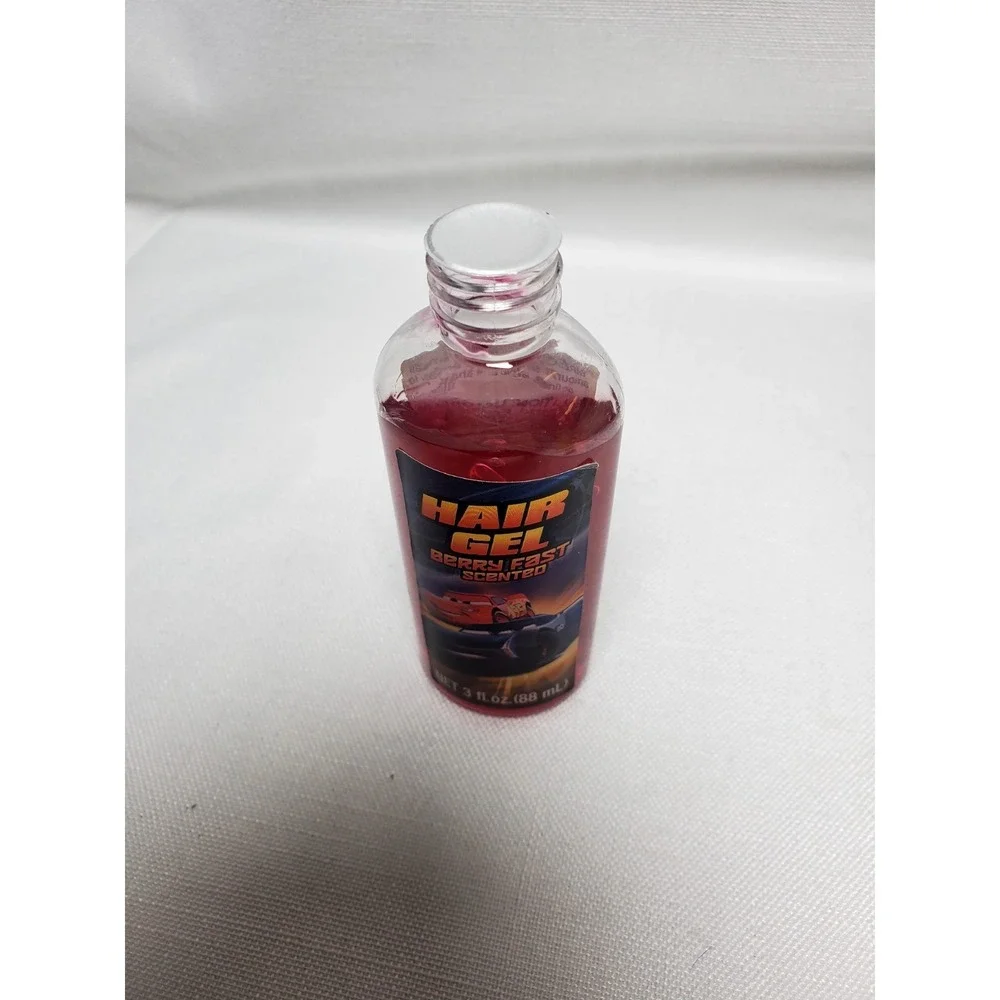 Disney Pixar Cars Lightning McQueen Hair Gel Berry Fast Scented DISCONTINUED 3oz